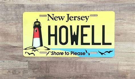 NJ License Plate *Free Personalization*