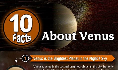 Check Out These Facts About Venus This Infographic Is Full Of