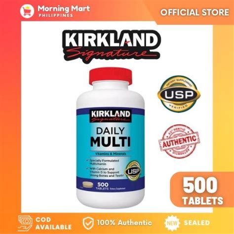 Kirkland Signature Daily Multi Vitamins And Mineral 500 Tablets Lazada Ph