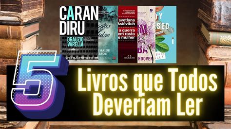 5 Livros Que Todos DEVERIAM LER Revista Styllus