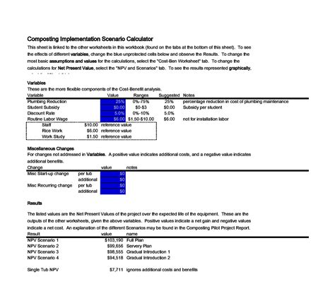 40 Cost Benefit Analysis Templates Examples ᐅ TemplateLab