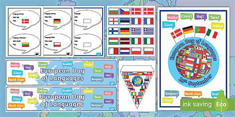 👉 European Day Of Languages Display Pack Teacher Made