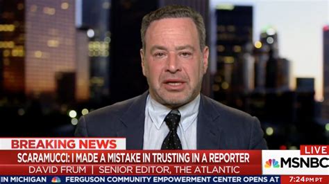 David Frum On Wh Drama Weve Never Seen ‘a President Acting On The