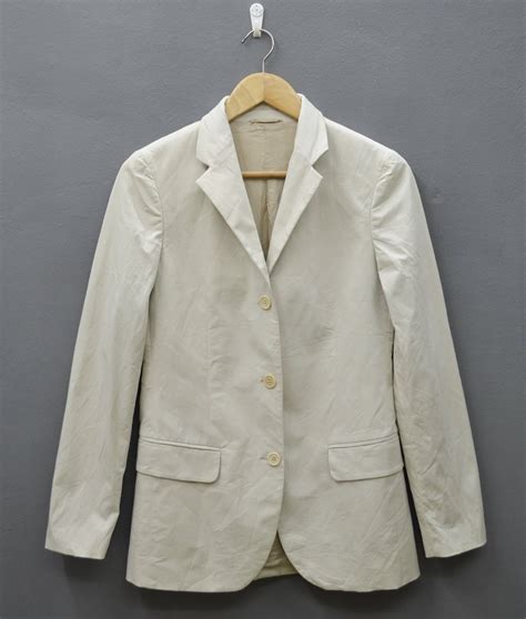 Helmut Lang Archive Helmut Lang Sport Blazer Cream Made In Italy