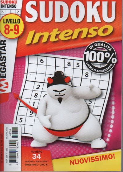 Sudoku Intenso N 34 Livello 8 9 Febbraio Marzo 2024