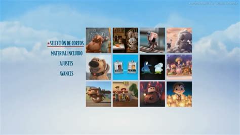 Menu De Dvd De Cortos De Pixar Volumen En Espa Ol Youtube