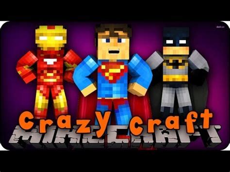 Minecraft Mods CRAZY CRAFT 2 0 Ep 9 SUPERHEROES MOD YouTube