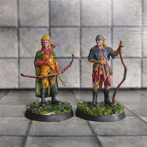 3D Printable DnD Heroes Elf Ranger Female Pre Supported By TytanTroll