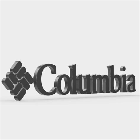 Columbia Logo - 3D Print Model by 3d_logoman