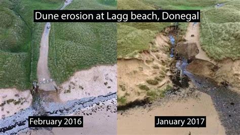 Dramatic dune erosion continues at Donegal’s popular Lagg beach – Coast ...