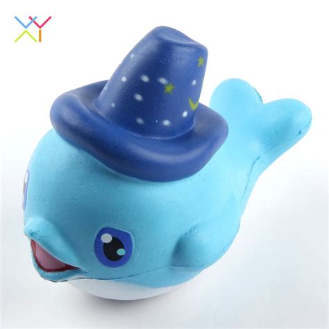 Soft Slow Rising Kawaii Squeeze Cute Dolphin Stretchy Squishy Toy