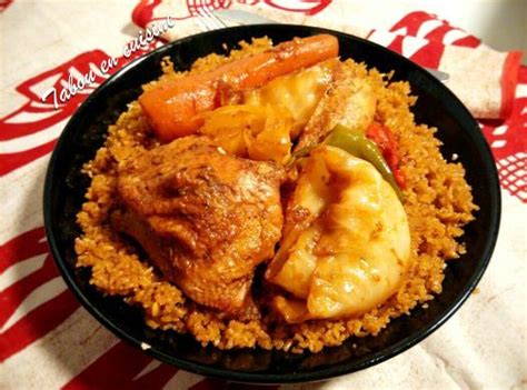 Tiebou Guinar Riz Au Poulet S N Galais Tabou En Cuisine Recette