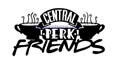 Friends Central Perk Dxf Svg File For Plasma Laser Water Jet Vinyl