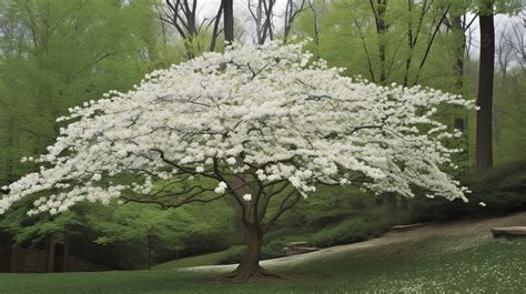 Large Dogwood Tree That Is In Bloom Background Picture Of Dogwood Tree