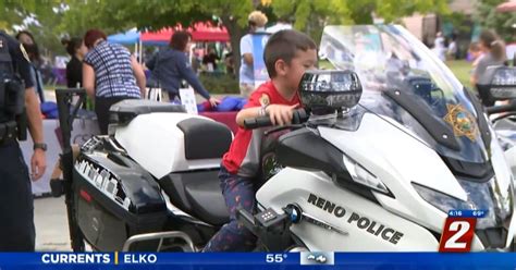 Police And The Public Come Together For National Night Out Police