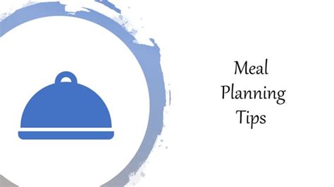 Meal Planning Tips Ppt