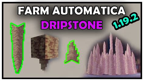 Come Fare Una Farm AUTOMATICA DRIPSTONE Infinita E Semplice MINECRAFT