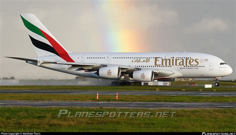 A Eel Emirates Airbus A Photo By Matthew Thorn Id