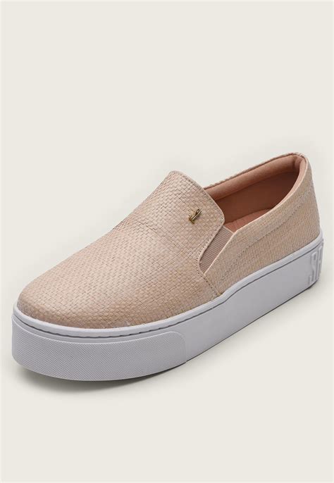 Tênis Slip On Santa Lolla Tressê Nude Compre Agora Dafiti Brasil