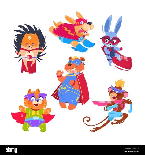 Superhero Animal Kids Funny Animals Wearing Superheroes Costumes