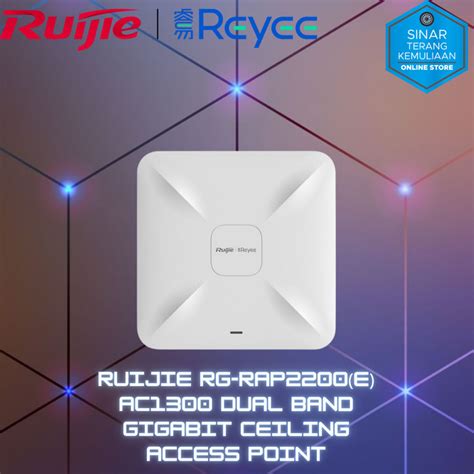 Jual Ruijie Rg Rap E Ac Dual Band Gigabit Ceiling Access Point