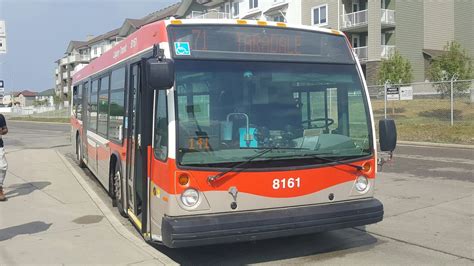 Calgary Transit Nova Bus Lfs On Route Taradale Youtube