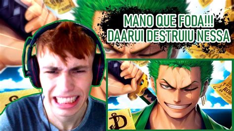 React A Honra Promessas E Cicatrizes Roronoa Zoro Daarui Youtube