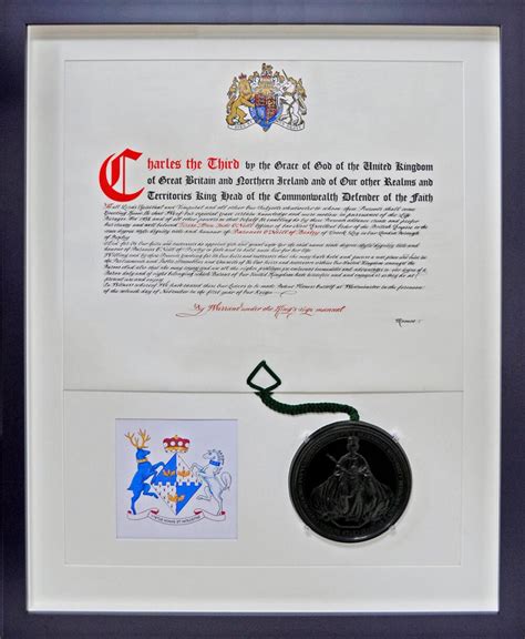 Letters of Patent - inspirationsframing.co.uk