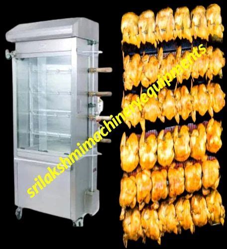 Silver Stainless Steel Chicken Griller Machine For Hotel At Rs 35000 In Coimbatore