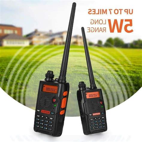 Handheld Radio Scanner Police Fire Transceiver Portable Antenn