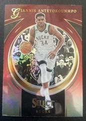 Giannis Antetokounmpo Red Prices Panini Select Certified