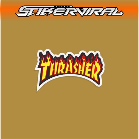 Jual Stiker Graftac Logo Trasher Stiker Aesthetic Laptop Aksesoris