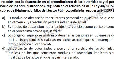 Procedimiento Administrativo Para Opositar Pregunta Primer