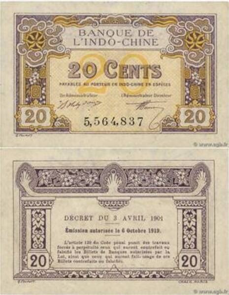 Cents French Indochina Numista