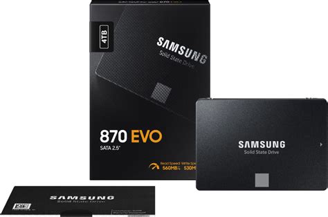 Customer Reviews Samsung 870 Evo 4tb Internal Ssd Sata Mz 77e4t0bam