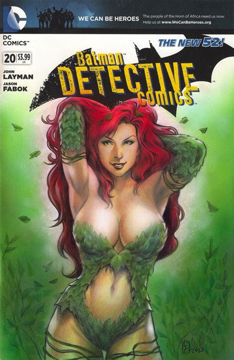 Poison Ivy Comic Sketch Cover Commission By Huy Truong On Deviantart