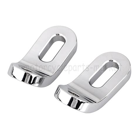 Chrome Touchless Tie Downs Bracket Fit For Harley Electra Street Road