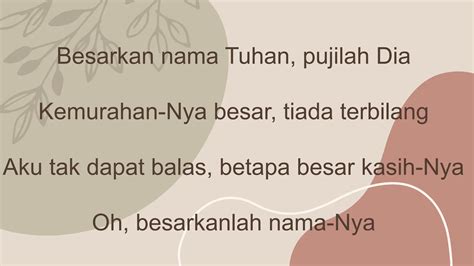 besarkan nama tuhanpptx
