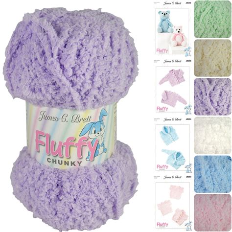 James C Brett Fluffy Chunky Knitting Yarn Athenbys