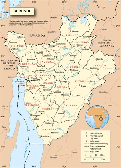 Burundi Bandeira Mapa E Dados Gerais Rotas De Viagem