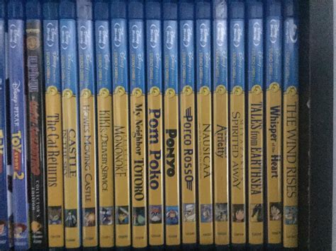 I finally finished my collection of the Disney released Ghibli movies! : r/ghibli