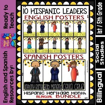 Hispanic Heritage Month Bundle Worksheets And Readings Bilingual