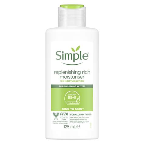 Buy Simple Replenishing Rich Moisturiser 125ml Online At Chemist Warehouse®