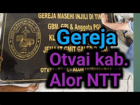 Papan Nama Gereja Cara Membuat Papan Nama Youtube