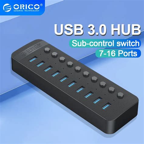 Orico Concentrador De Red Usb 3 0 Dispositivo Multi Usb 3 0 Adaptador