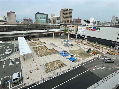 佐賀駅南口広場整備工事の経過（定点観測） 佐賀市公式ホームページ