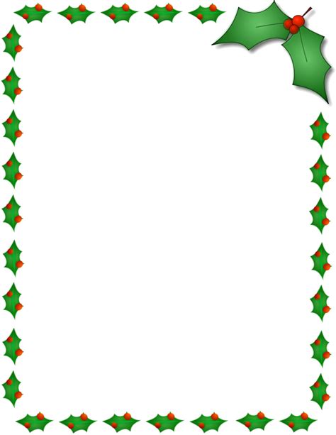 holly leaf border clip art 10 free Cliparts | Download images on Clipground 2024