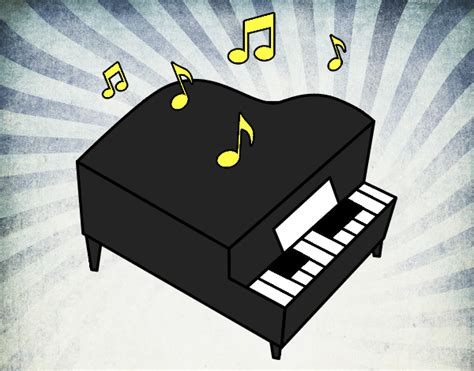 Disegno Pianoforte A Coda Colorato Da Utente Non Registrato Il 02 Di