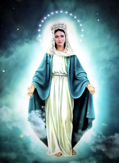 Nossa Senhora Rainha Da Paz Mother Mary Images Mother Mary Pictures