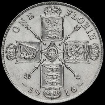 George V Silver Florin Scarce G Ef